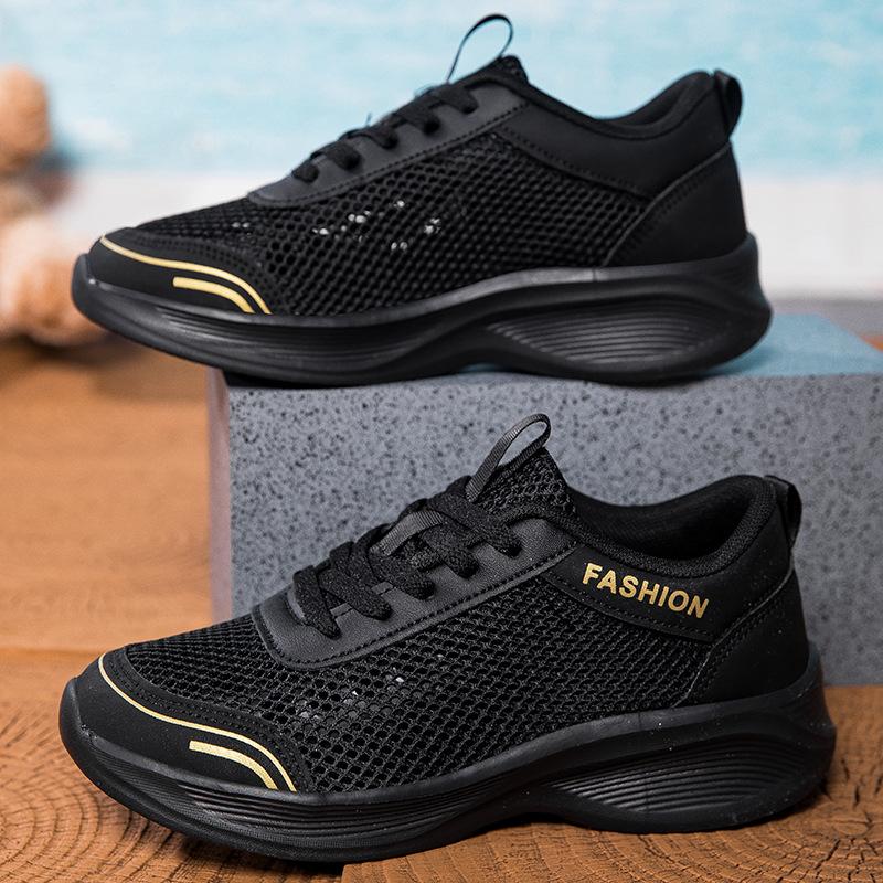 Net Shoes New Sports Women's Shoes Running Casual Little White Shoes Breathable Soft Sole Thin Thick Baseplate Shoes