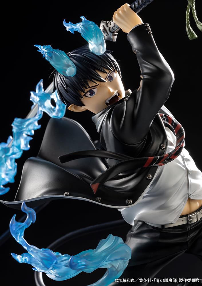 Kotobukiya Blue Yukinoha Arc ARTFX J Rin Okumura Scale PVC Figure Exorcist 1/8 Pre-painted