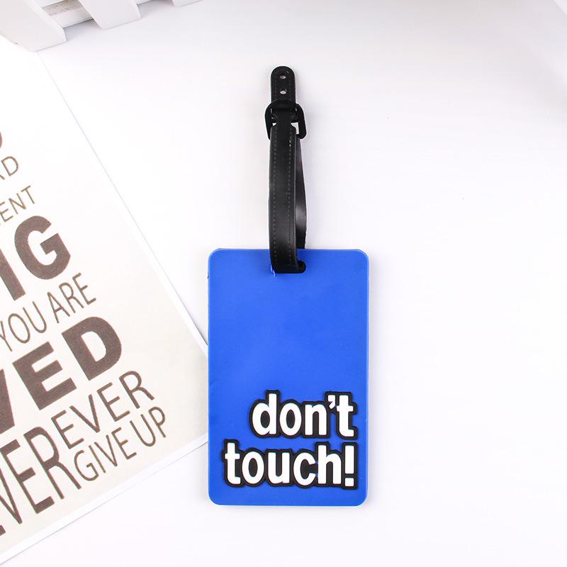 

Мультяшная багажная бирка: Дорожная этикетка для идентификации чемодана, посадки и защиты от утери