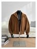 Men's American Bomber Pilot Jacket: Spring/Autumn Clean Fit Short High-Street Baseball Jacket