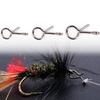 Quick Change Lure Clip for Hook Lures Fly Fishing Snap Stainless Fishing Connector Lure Change Clip