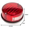 Kijima 217-4103 Motorcycle Motorcycle Parts Tail Lens Set Round R Spalt Tail Red