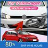 BGB1 Golf Hot For VOLKSWAGEN VW 137mm 110mm Car Styling Front Grille Badge Rear Trunk Lid Emblem Replacement For Golf 7 Mk7 Golf7 201