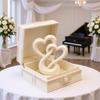 3D Printed Double Heart Ornament Lovers Gifts Hollow Heart Models Car Interior Ornament  Home Decor