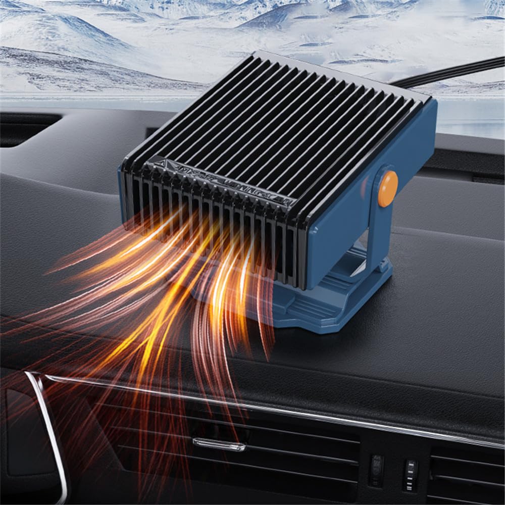 

AUSTYLCO Car Fan Portable Car Hot and Cold Air Window Quiet Adjustable Winter Car Accessories Heater, In-Car Heater, Defogger, Dual-Use Defogger,