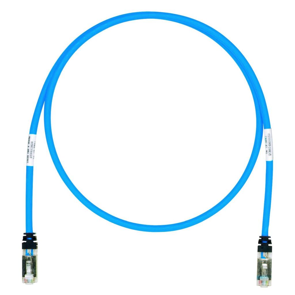 Panduit Shielded LAN Cable, Cat6A, Professional Grade, 8m, Blue, STP6X8MBU