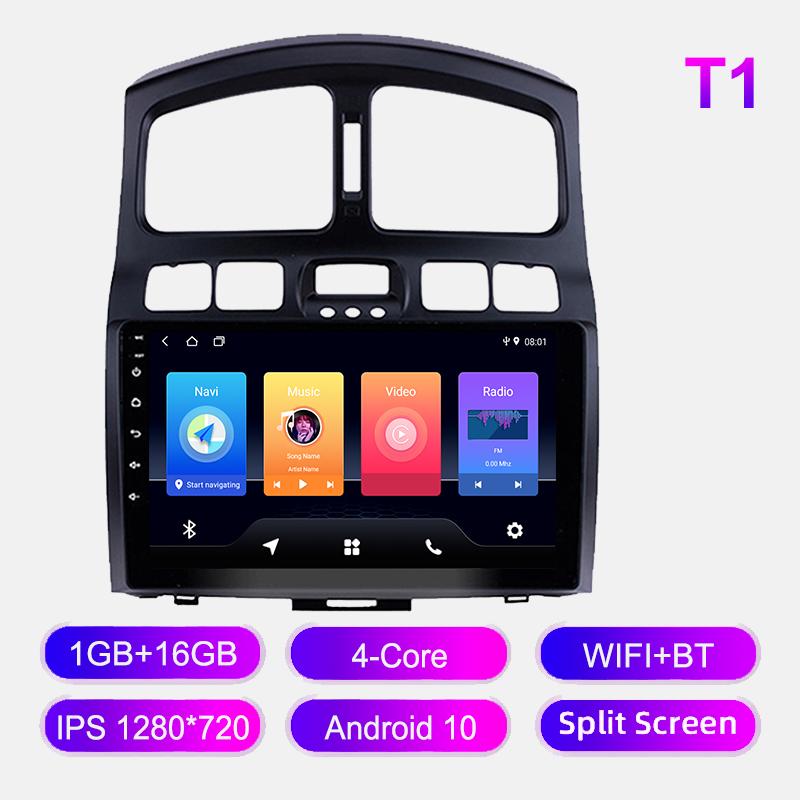 Android Auto Car Radio For Hyundai Santa Fe 2005-2015 Navigation GPS Multimedia Video Player Head Unit Wireless Carplay Stereo