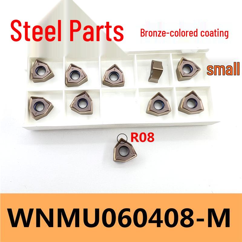 MFWN90 High-Speed Hexagonal Heavy Cutting Milling Cutter with Double-Sided Insert, Morse Taper 4 Turret R8