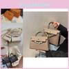 Modern Lock Clasp Urban Minimalist Small Square Bag Women's 2024 New Arrival Handbag