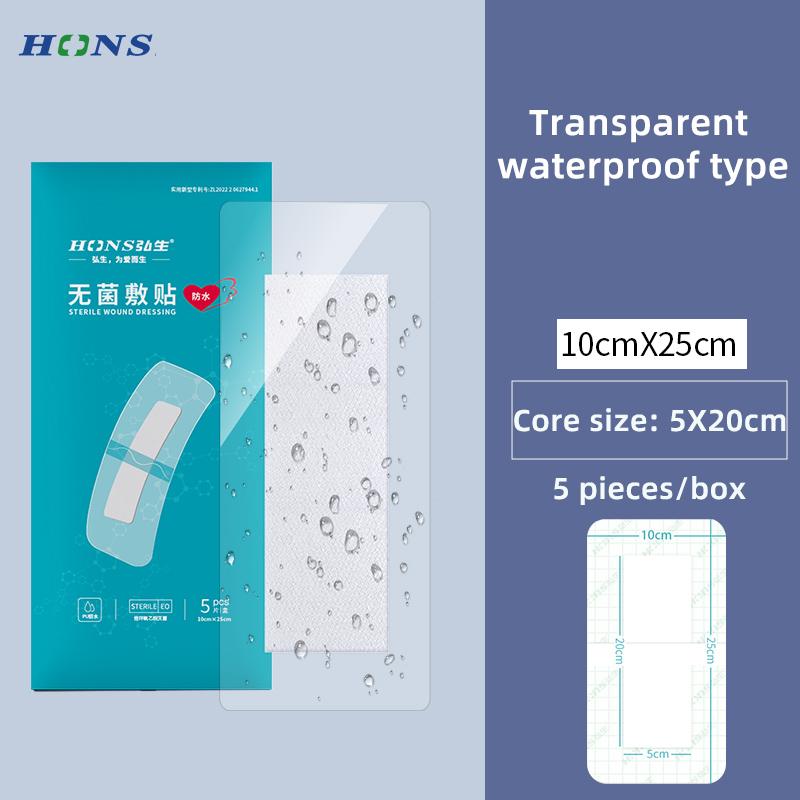 5/10/20Pcs Transparent Tape Adhesive Plaster Waterproof Wound Hemostasis Sticker Band First Aid Bandage Emergency Kit
