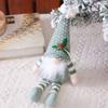 New Green Christmas Decorations High-grade Long-Legged Christmas Gnome Knitted Creative Rudolf Pendant Christmas Gift Ornaments