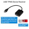 Android Navigation TPMS med 4 sensorer Larmsystem USB Android Bil TPMS Trådlös Överföring Däcktrycksövervakningssystem