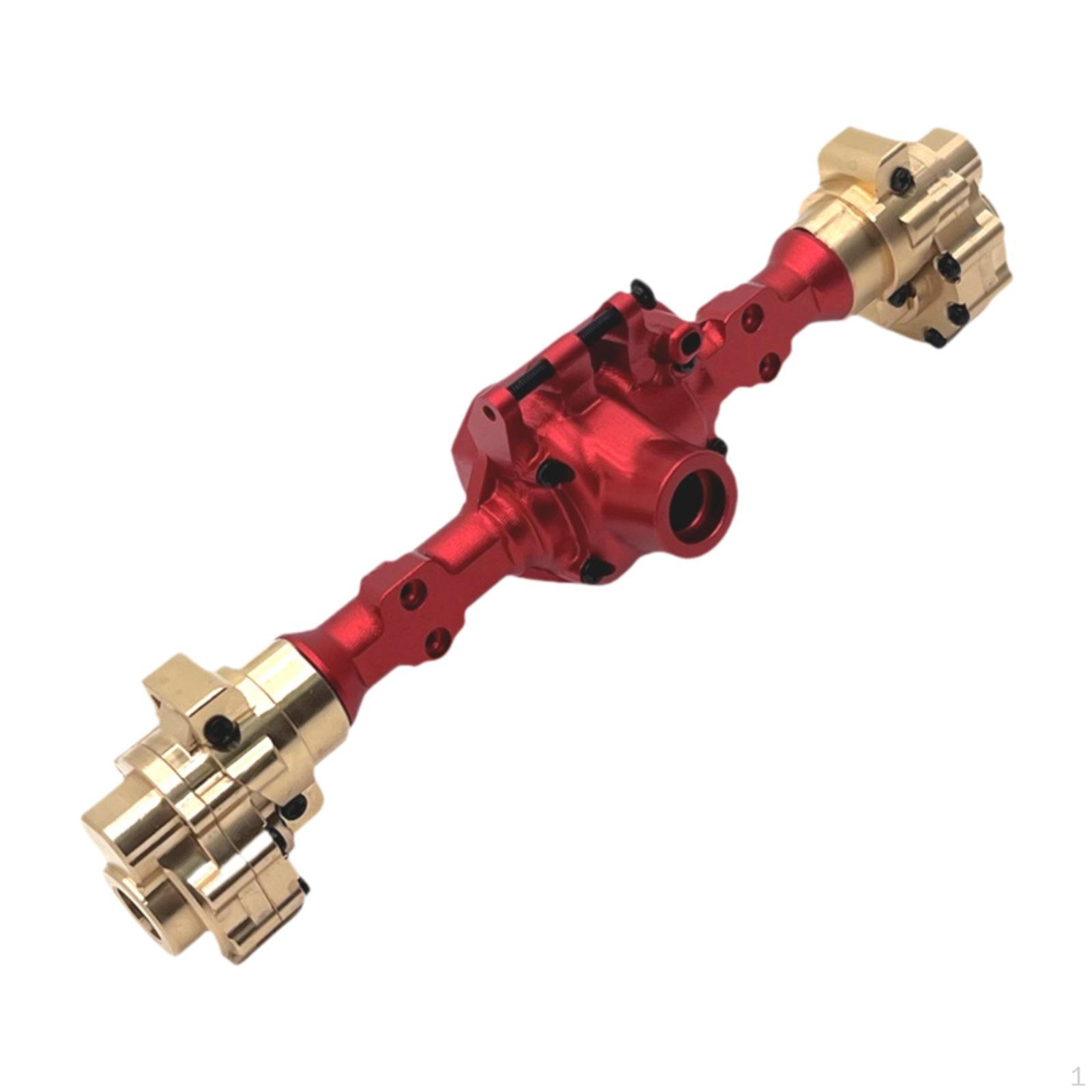 

1/10 Rear Axle Housing Shell Aluminum Alloy Replacement for Crawler Car червоний