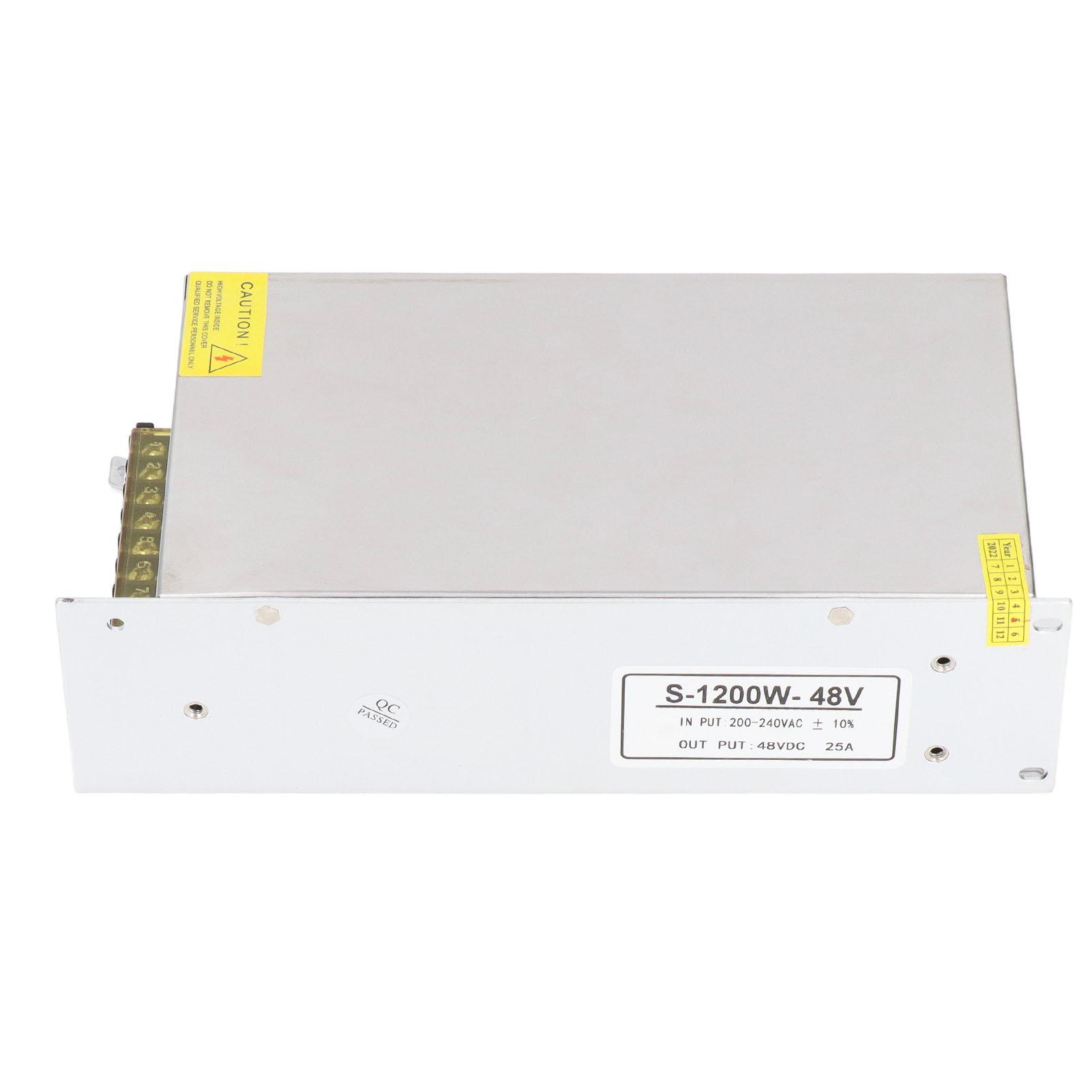 

Імпульсний блок живлення постійної напруги 25A 1200W AC в DC Трансформатор живлення 200-240V Вхід 48V Вихід