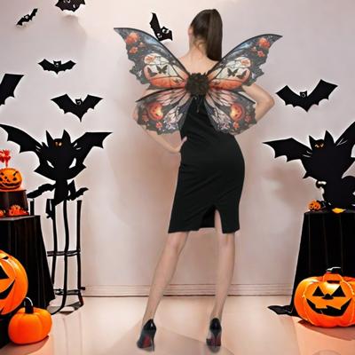 Yetişkin Kadınlar için Kelebek Peri Kanatları Elf Prensesi Giydirme Kostümü Cadılar Bayramı Partileri Sahne Gösterileri için Melek Cosplay Aksesuarı