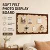 Self Adhesive Felt Wall Board Scalloped Border Wall Memo Board Gifts Photo Wall Panel  Home Decor