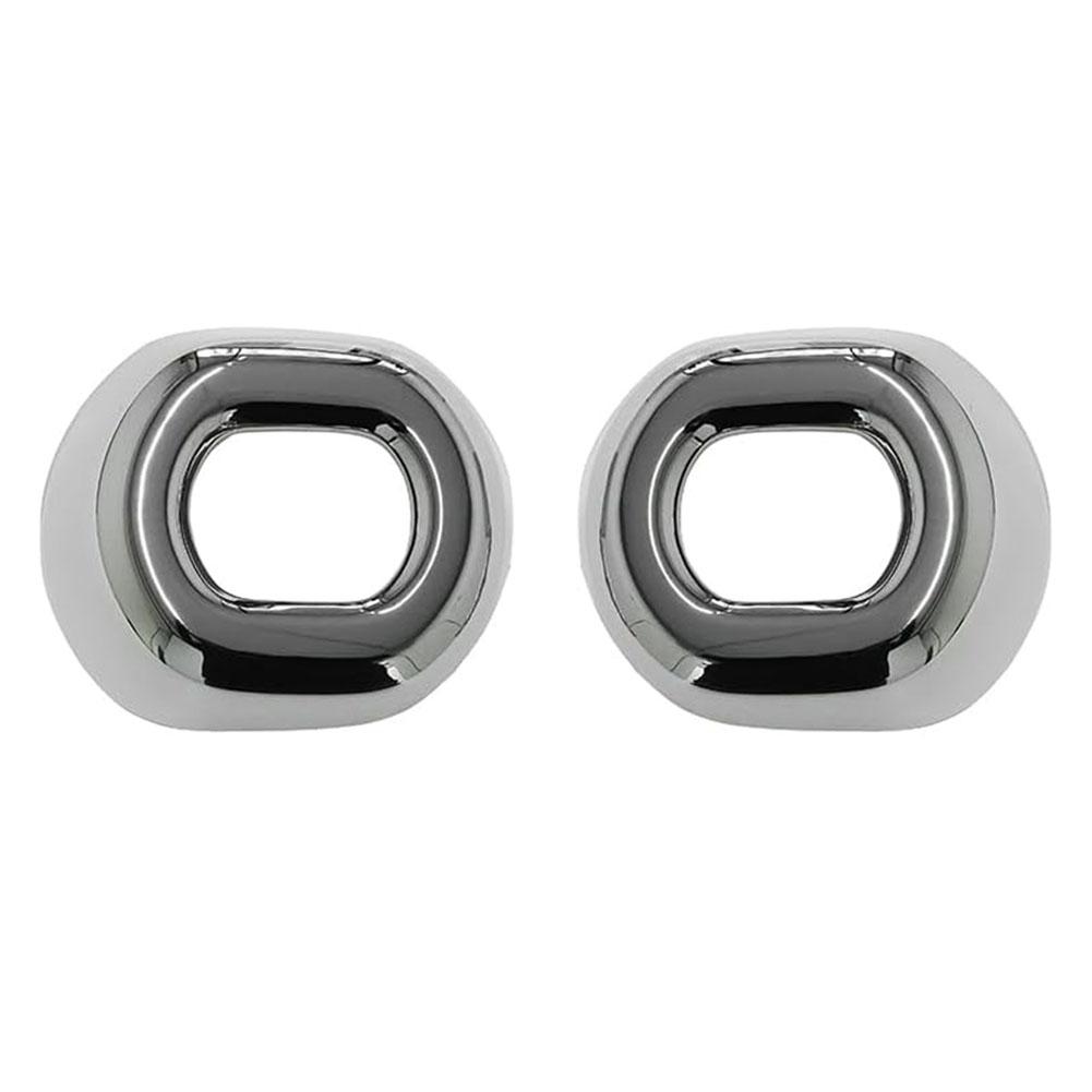 Front Fog Lamp Cover Special Decorative Plating Frame For Suzuki Spacia Custom M K04 2024 Series Model Car Modification Acc Z5T4
