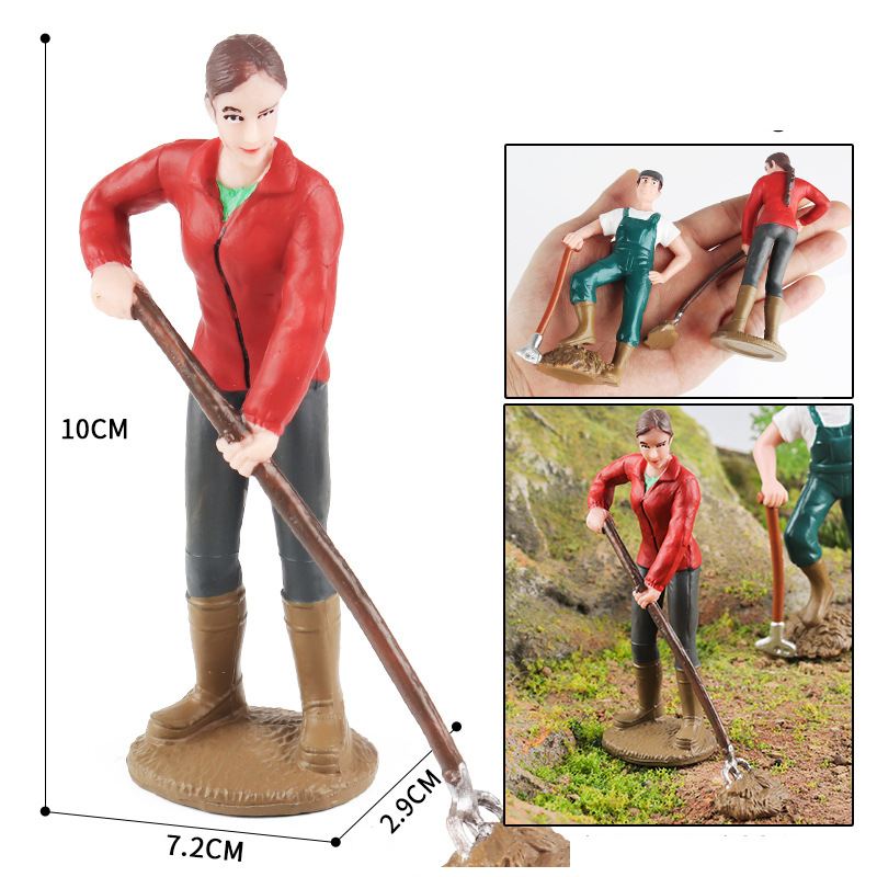 Model Doll Professional Toys Simulate Farm Pasture Decoration Plastic Material