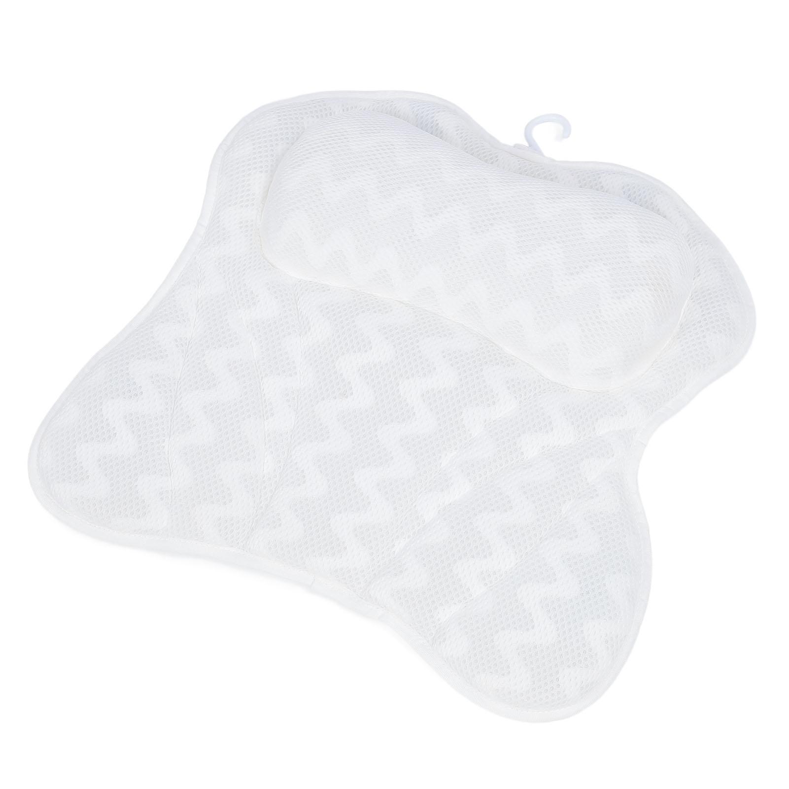 

Подушка для ванны с 6 крепкими присосками, противоскользящая, быстросохнущая, расслабляющая, поддерживающая спину и шею подушка для ванны