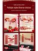 Double Happiness Flower Decoration Set for Wedding Room and Living Room Sofa Background.