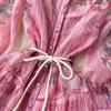 Robe de fée Vintage en dentelle pour femmes, Patchwork, robe de soirée élégante, mi-longue, avec nœud, mode coréenne, une pièce, douce, automne 2024
