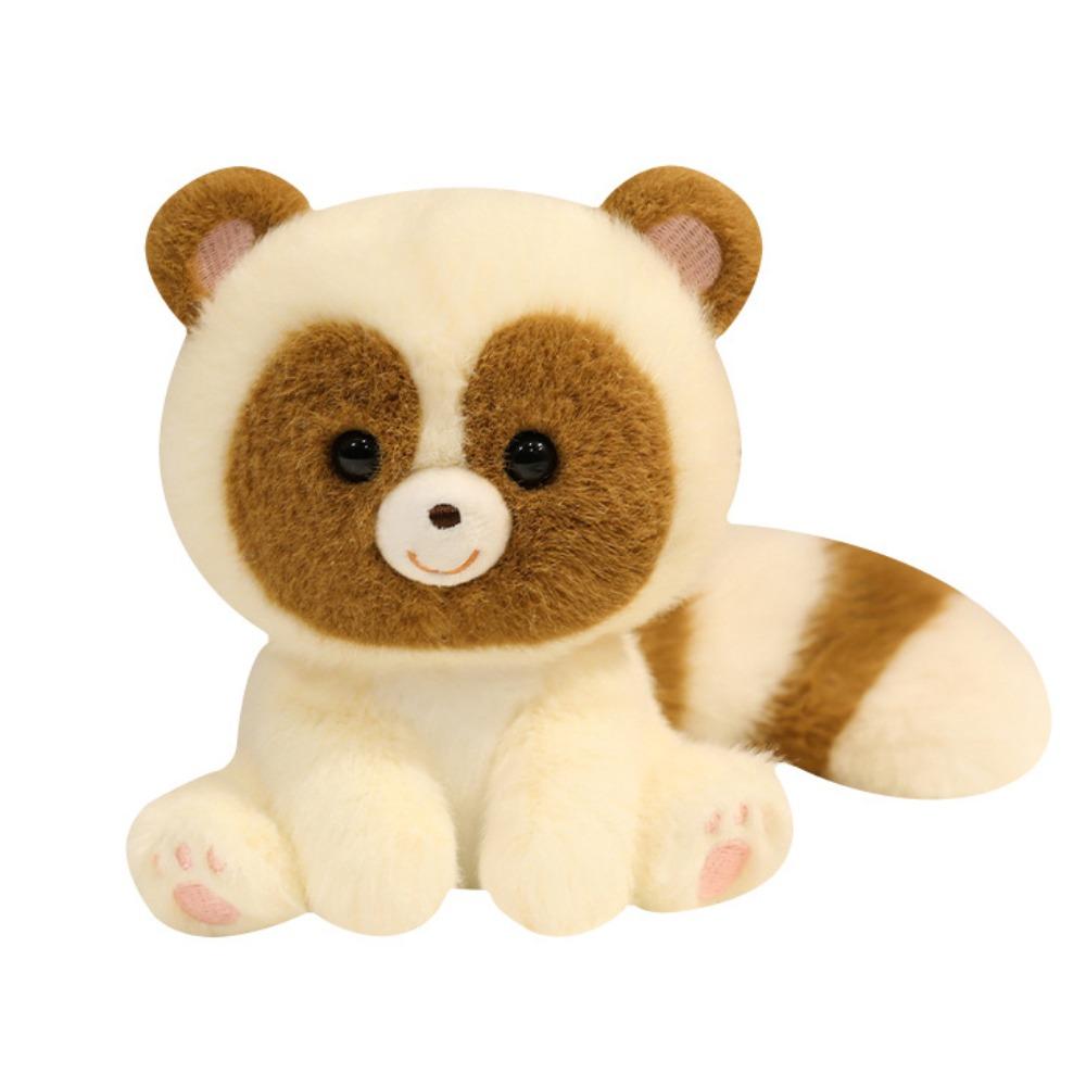 Animals Raccoon Plush Toy Wrist Pad Animal Plush Doll Desk Ornament Sitting Animals Plush  Children