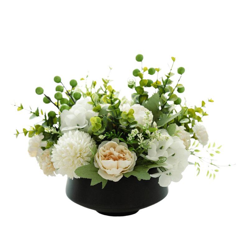 Nordic Modern Faux Flower Bouquet for Indoor Living Room or Dining Table Decor