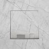 Stainless Steel Marble Style USB-C Floor Socket Box with Flip-top, Euro/German Standard