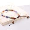 Natural Stone Beaded Adjustable Bracelet Women Minimalist Geometric Design Handmade Crystal Jewelry