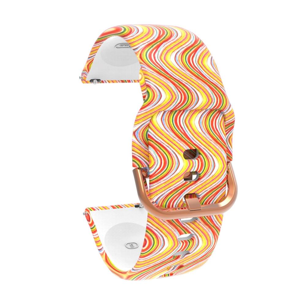 20mm silikonový řemínek na hodinky pro Samsung Galaxy Watch 42mm Active 2 40mm 44mm náramek řemínek pro Gear S2 Amazfit bip