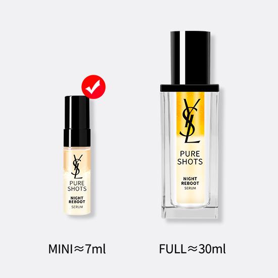 

Yves Saint Laurent Pure Shots Ночная сыворотка Reboot - Энергетическая и восстанавливающая 0,23 жидких унций. / 7 мл 0.23 FL.OZ. / 7ML