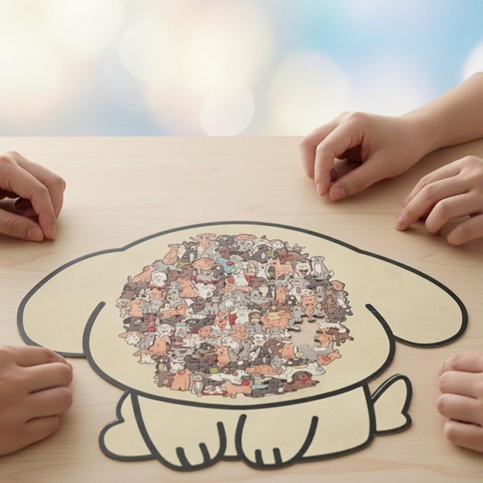 

Charming Wooden Dog Jigsaw Puzzle