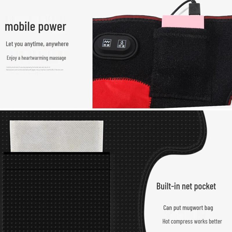 Ying Er De Electric Heated Knee Massager Pair CN plug (adapter included)