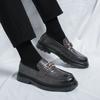 Men's Business Dress British New Soft-soled Soft Leather Work Dress Shoes Casual Leather Shoes Men