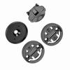 Mountain Road Bike Computer Holder Stem Top Cap Stopwatch GPS Speedometer Mount (Black)