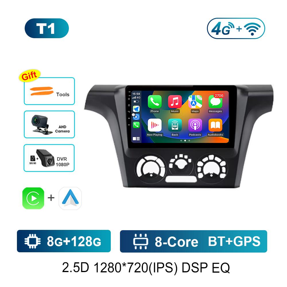 Car Radio Multimedia Player 9 inch for Mitsubishi Outlander 1 2002 - 2008 Android 4G Navi GPS WIFI IPS Touch Screen DSP Stereo