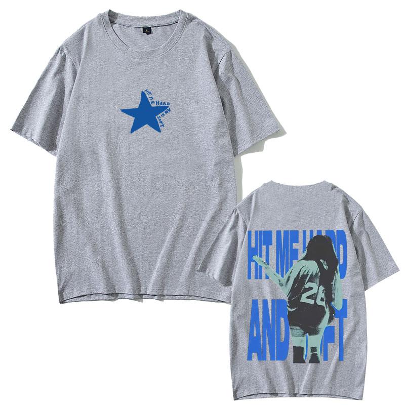 2025 Summer Hit Me Hard and Soft Tour Tshirt Men Women Fashion Pop Music T Shirt Unisex Vintage Tshirts Oversized Streetwear
