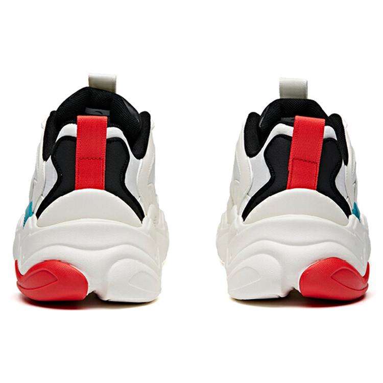 Anta All Over Victory Cushioning Slip Resistant Low Top Chunky Sneakers Men's White Blue 112018882-1