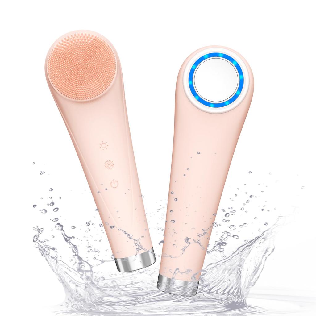 Elektrische Gesichtsreinigung, Gesichtsschönheit, Gesichtsreinigung, EMS, heiß und kalt, optisch, Ultraschall, 3-stufige Porenreinigung, bequem zu tragen für Business und