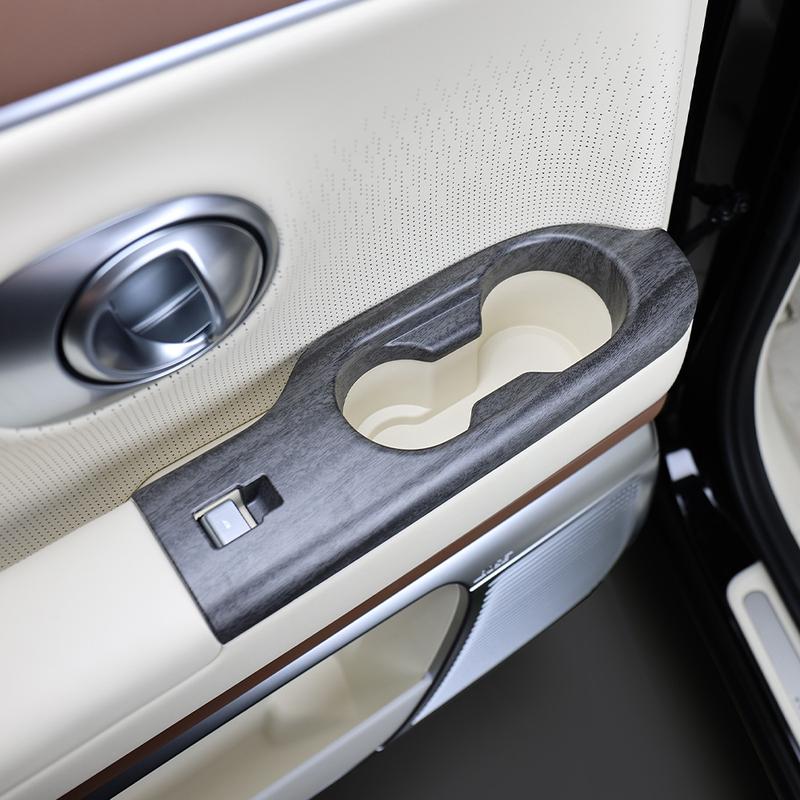 Interior Accessories Carbon Fiber Window Lift Switch Button Frame Trim Cover For Hyundai IONIQ 9 2025 2026 Car Supplies