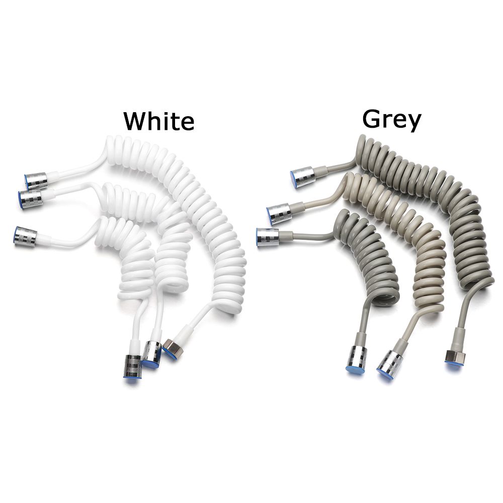 Useful Flexible Telephone Line Style Anti-wrap Water Plumbing Toilet Bidet Bath Sprayer Connect Pipe Spring Shower Hose