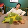 80cm Giant Green Tortoise Plush Toy Kawaii Animal Dolls Stuffed Soft Animal Sea Turtle Pillow