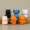 6Pcs/1Set Pocket Monsters Anime Figure Kawaii Pikachu Cosplay In Disguise Action Figures PVC Collection Model Dolls Toy Gift