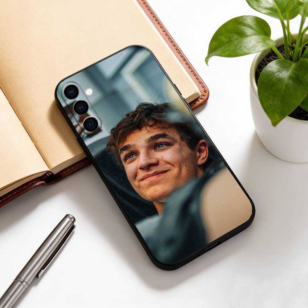 

L-Landos N-Norris Phone Case For Samsung Galaxy A73,A72,A71,A70,A53,A52,A51,Soft Silicone Black Cover Samsung a31