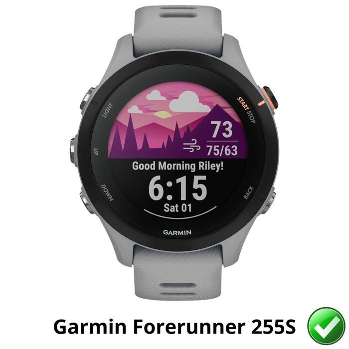 Protecție ecran pentru Garmin Forerunner 255s [Pachet 6] Folie de protecție din plastic rezistentă ultra-subțire Phonillico