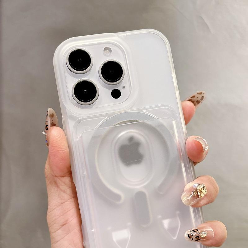 For  Card Holder Slot Lanyard Case for For Iphone 16 1 14 Pro Max Plus 13 12 11 Wallet Wrist Strap Candy Color Matte Cover