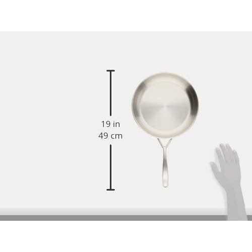 ZWILLING Vitality Frying Pan, 26cm, Stainless Steel, Triple-Layer Bottom, Induction Compatible, Dishwasher Safe, 10-Year Warranty [Official Japanese P