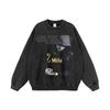 Mens Oversized Streetwear Hoodie With Direct Print Graphic Cotton Sweatshirt Loose Fit Washed Effect 420g