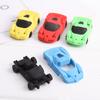 Cute Cartoon Animal Car Erasers - Detachable and Creative Study Supplies