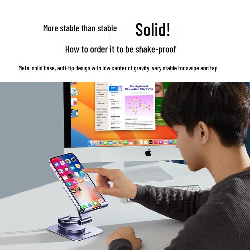 UGREEN LP780 Foldable Dual-Arm Tablet Desktop Stand